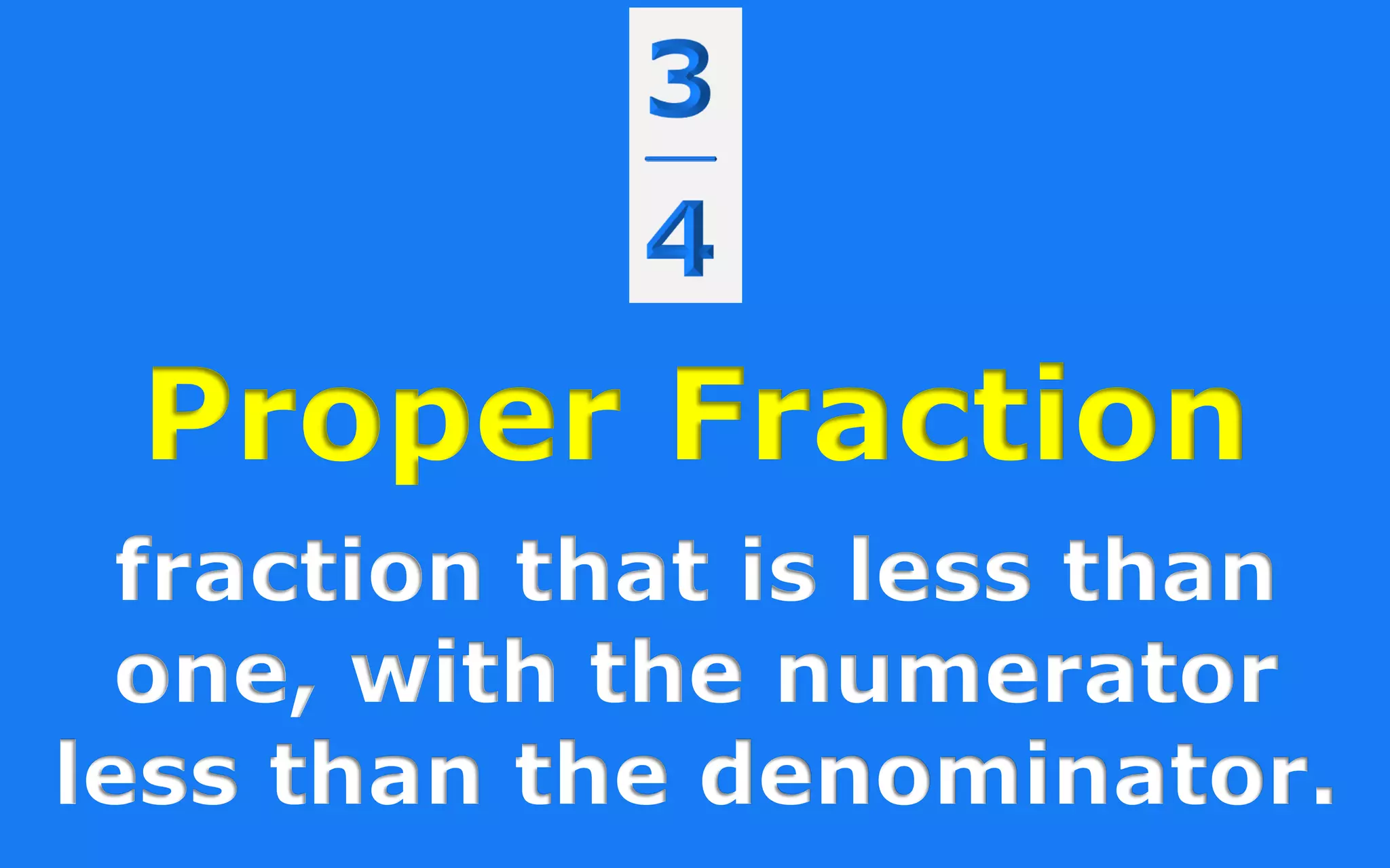 COMPARING FRACTIONS
Same Denominator
 