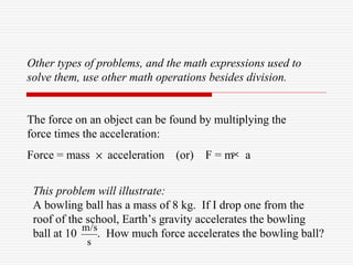 Easy Physics Math Problems Math For Physical Science | PPTX