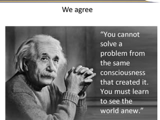 © Center for Curriculum Redesign
We agree
 