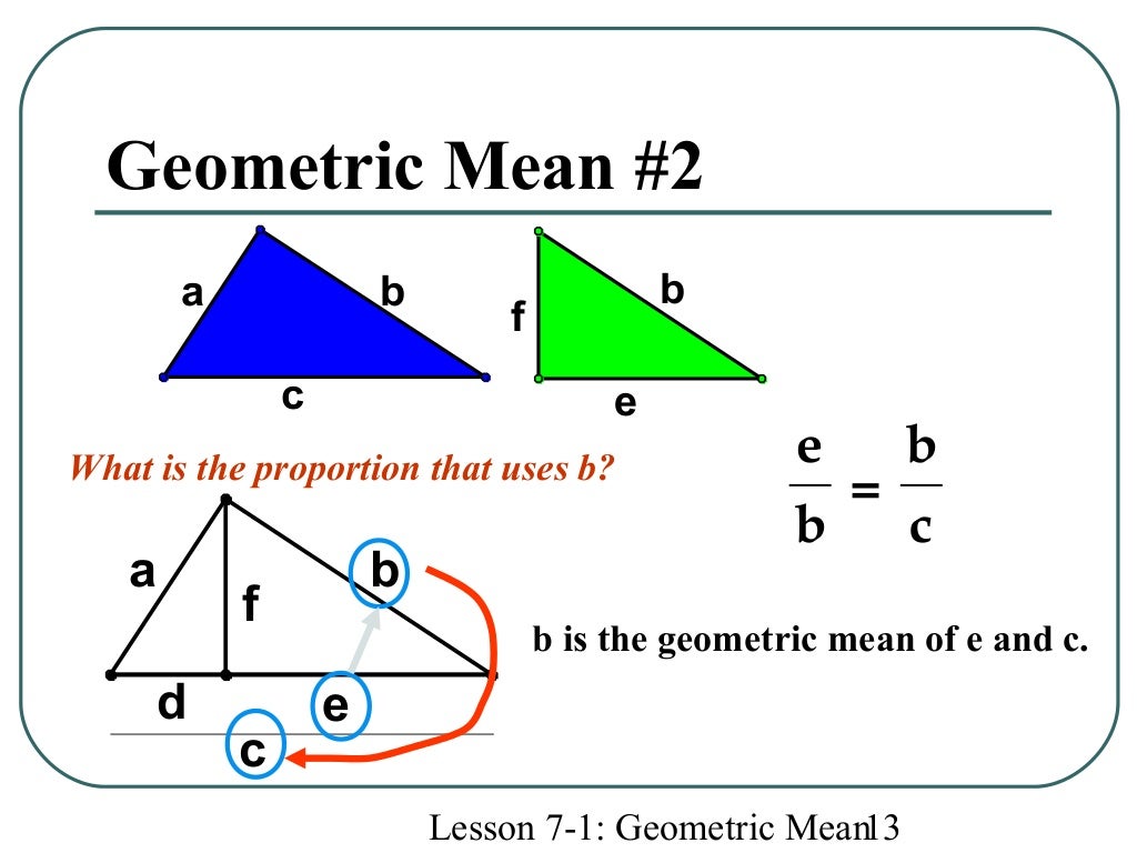 Math (geometric mean)