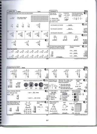 Math gr3 solutions | PDF