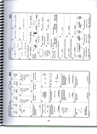 Math gr3 solutions | PDF