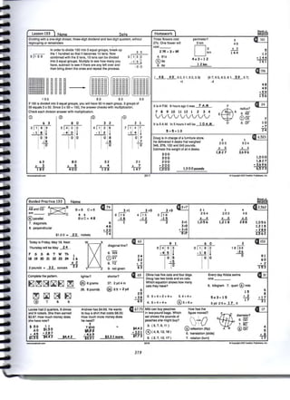 Math gr3 solutions | PDF