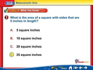 10 Square Inch Math Gr4 Ch11 | PPSX
