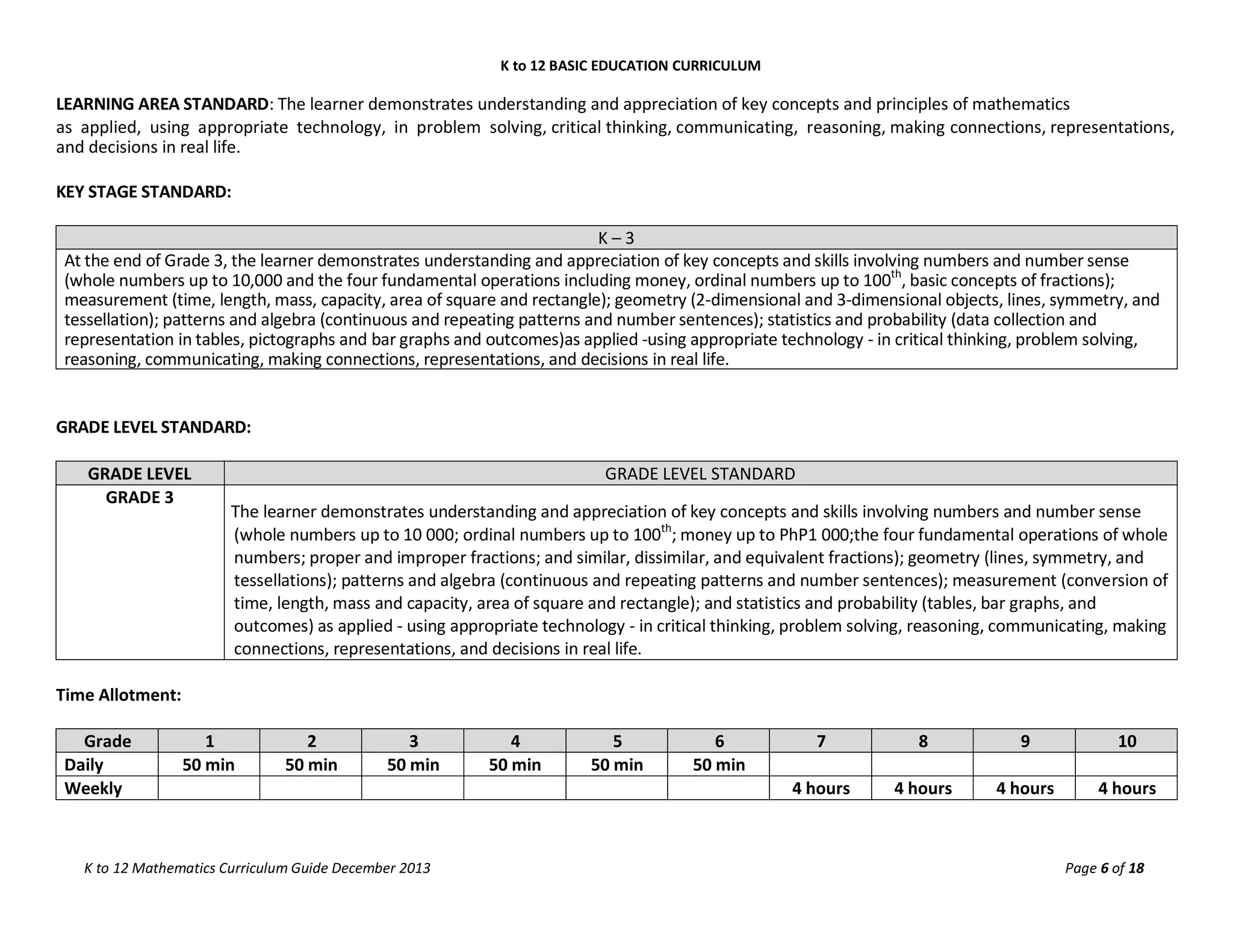 Math grade 3 cg | PDF