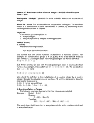 Math grade 7 learner's module | PDF