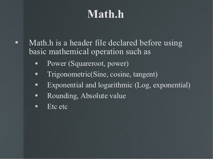 Math hquickissential