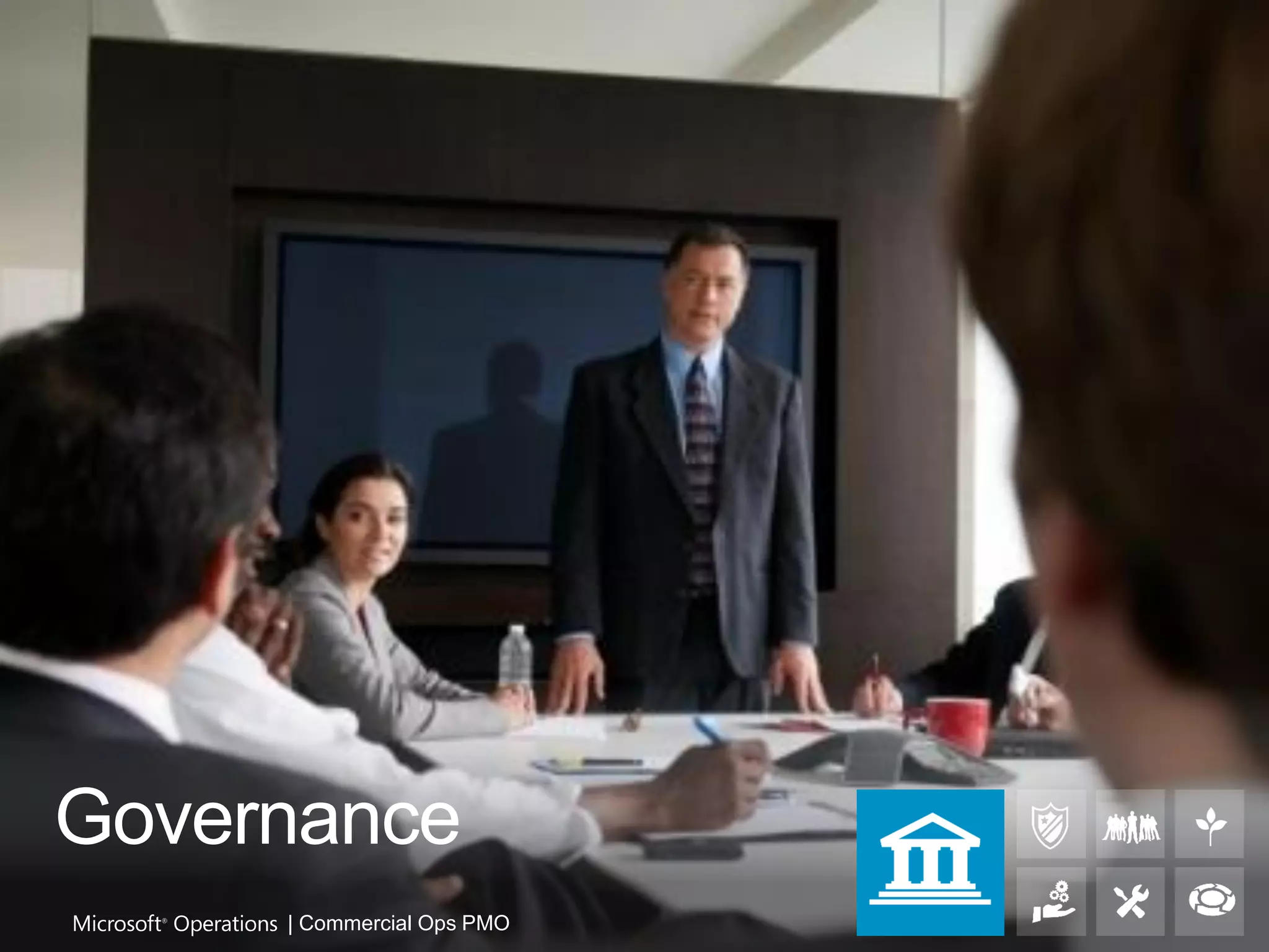 Governance
     | Commercial Ops PMO
 