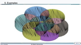 Lévy, Li, Borgese On Mesh Intersection
94/∞
5. Examples
 