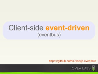 Client-side event-driven
        (eventbus)




            https://github.com/Ovea/js-eventbus
 