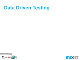 Data Driven Testing 