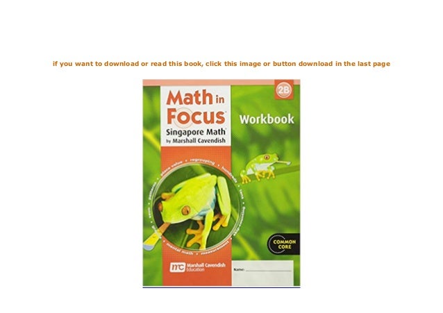 pics Math In Focus Kindergarten Workbook Pdf math in focus singapore math student