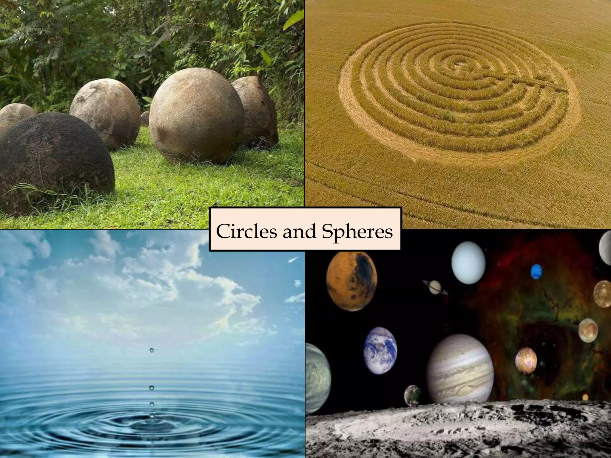 Circles and Spheres
 