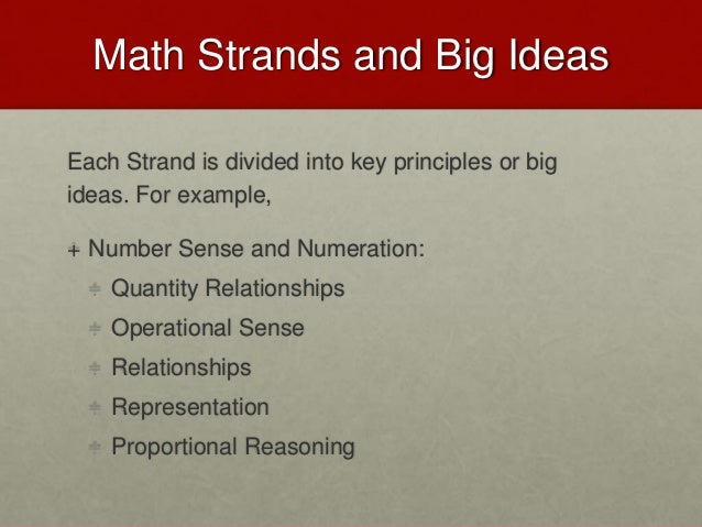 Big Ideas and Problem Solving in Math Instruction