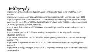 Current State of Mathematics Instruction in the Philippines | PPTX