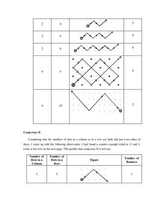 Math investigation (bounces) | DOCX