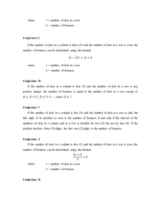 Math investigation (bounces) | DOCX