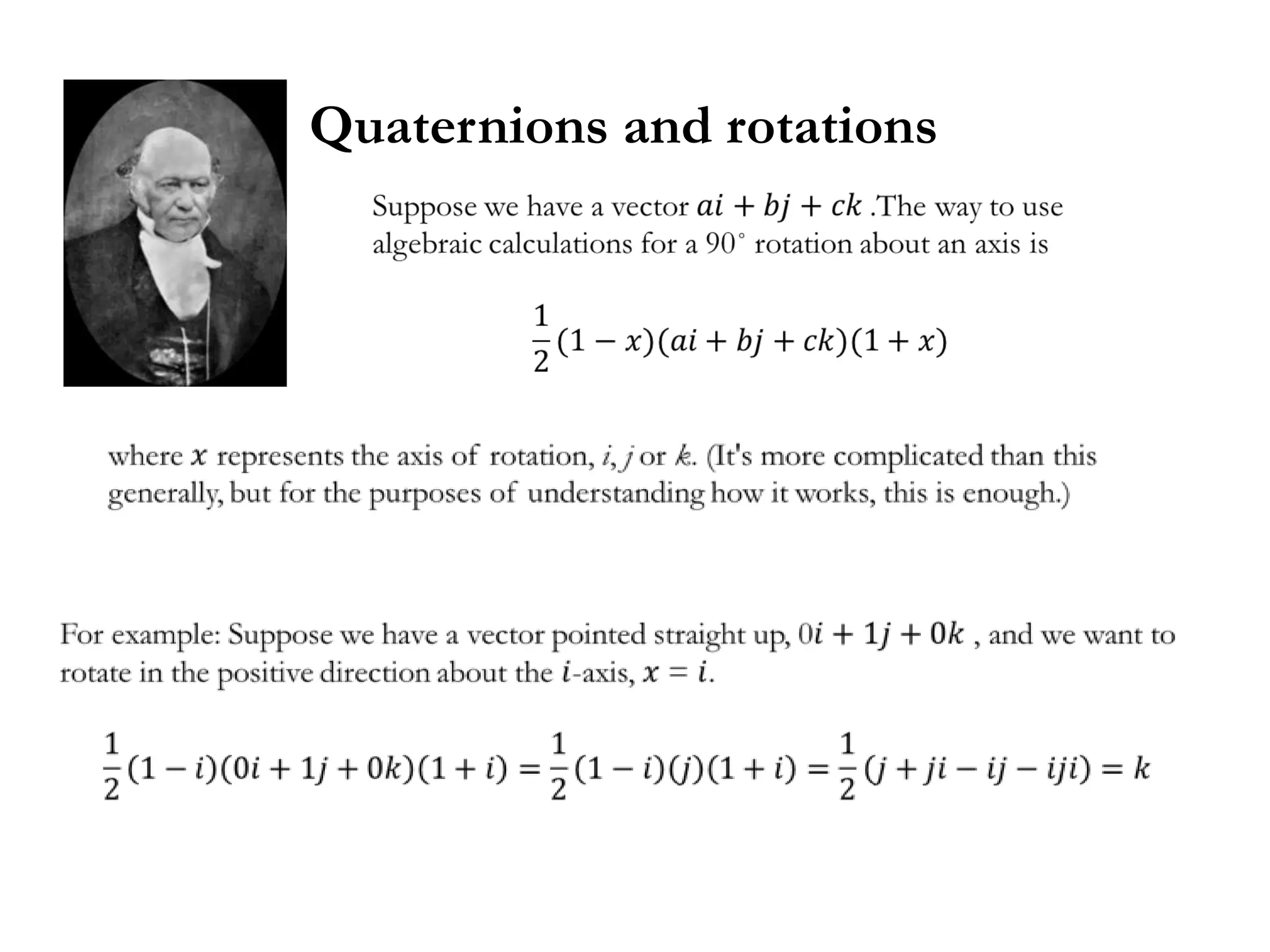 Quaternions and rotations
 