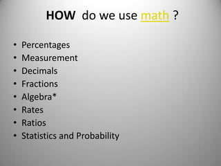 Math is all around us | PPTX