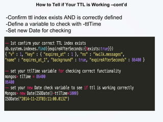 Lightning Talk: MATH is Hard : TTL Index Configuration and ...