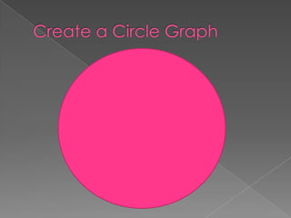 Create a Circle Graph
