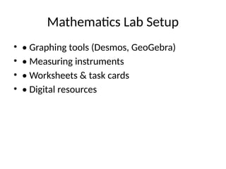 Engaging Mathematics Lab Activities for IBDP & IGCSE Students | PPTX