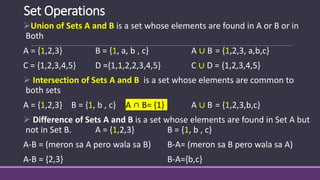 Comprehensive Guide to Mathematical Language, Sets, and Operations | PDF