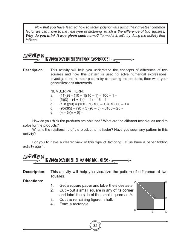 How to write expressions in factored form