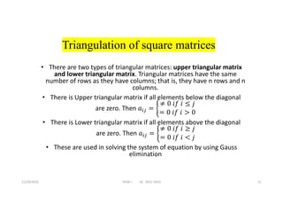 Comprehensive Engineering Mathematics I: Linear Algebra and Matrix ...