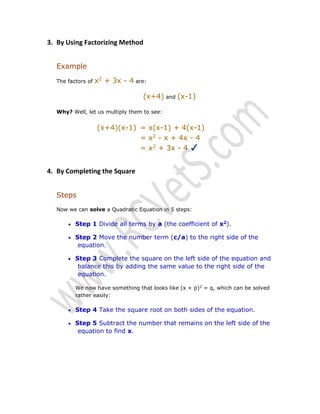 Math lecture 6 (System of Linear Equations)