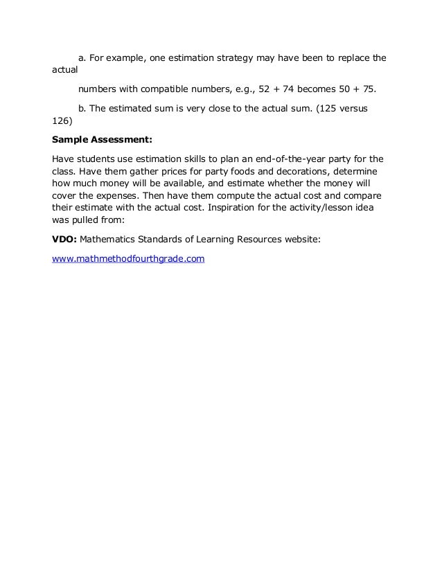 Math lesson plan fourth grade 12