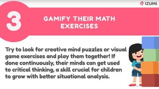 Math lessons to build kids’ cognitive and reasoning skills izumi | PPTX