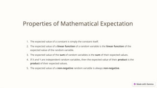 mathmatical expectation biological .pptx