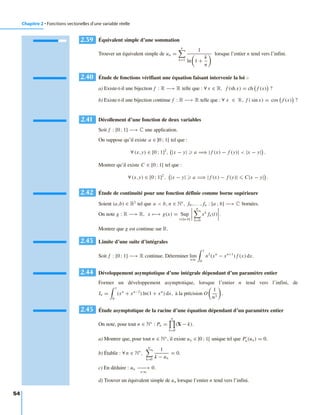 Mathématiques méthodes et exercices mp | PDF