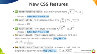 MathML Core in WebKit | PDF
