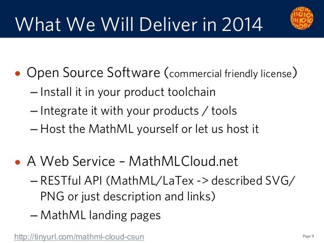 MathML Cloud Presentation CSUN 2012