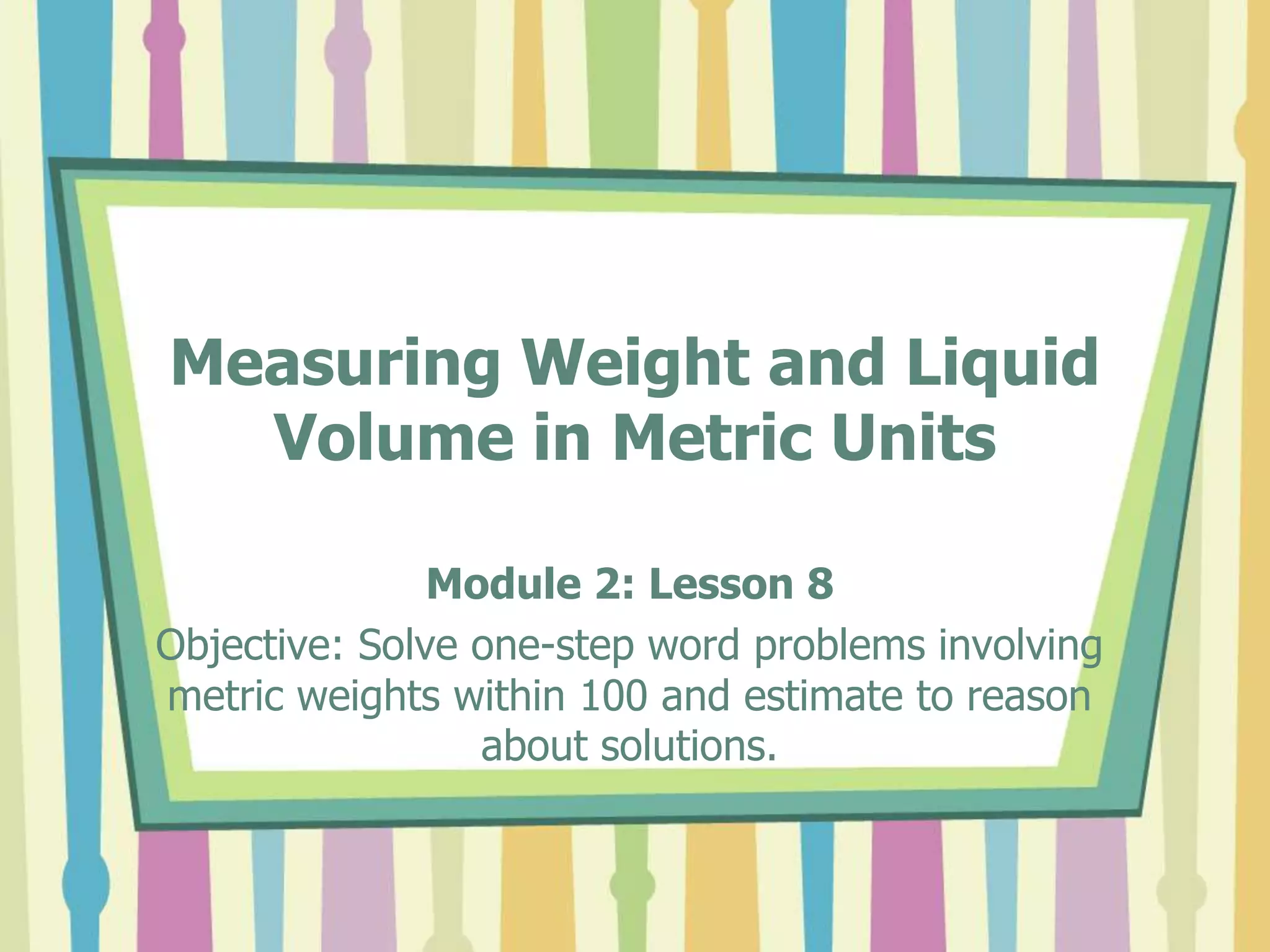 Math module 2 lesson 8 PPTX