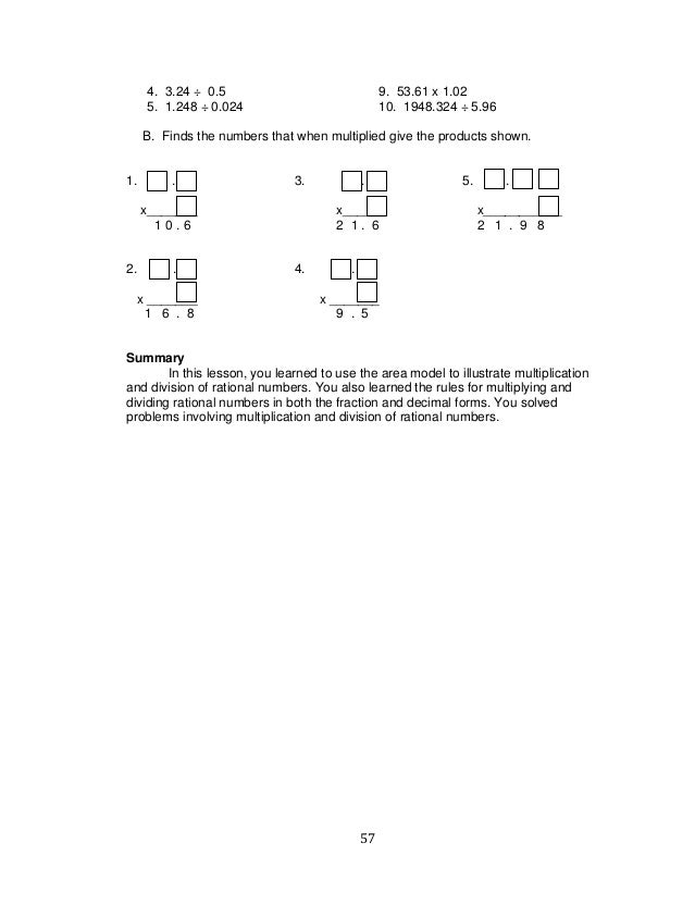 Learning Guide for Grade 7 Mathematics under the k12 Curriculum in t…