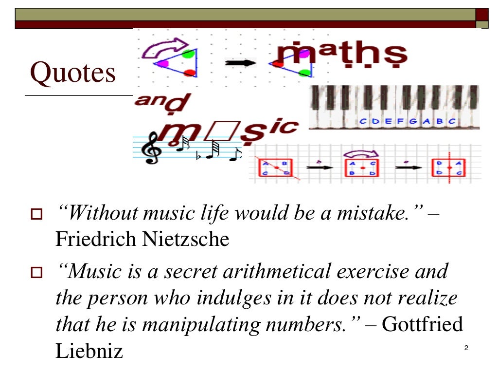 Math and music