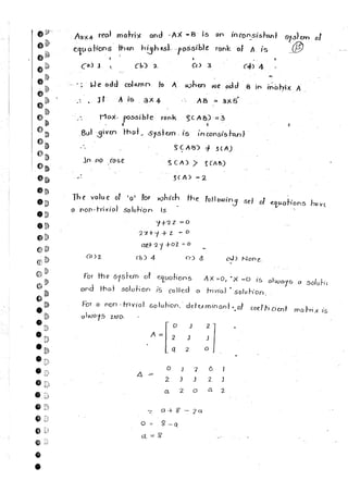 Math new 2 made easy hand written notes Gate ECE | PDF