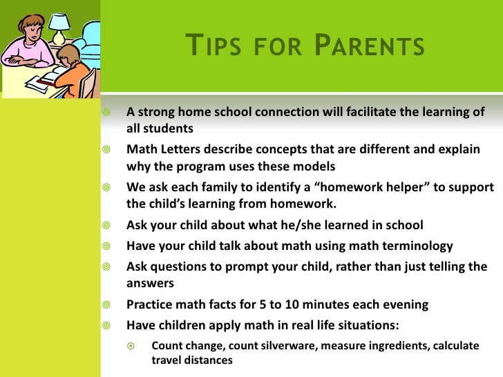 Homework help for parents math
