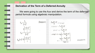 math of investment simple deferred annuity_040145.pptx