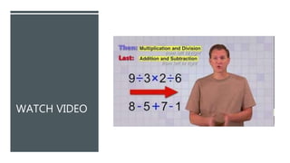 Math order of operations powerpoint (1) | PPT