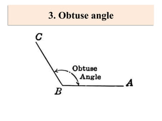 3. Obtuse angle
 