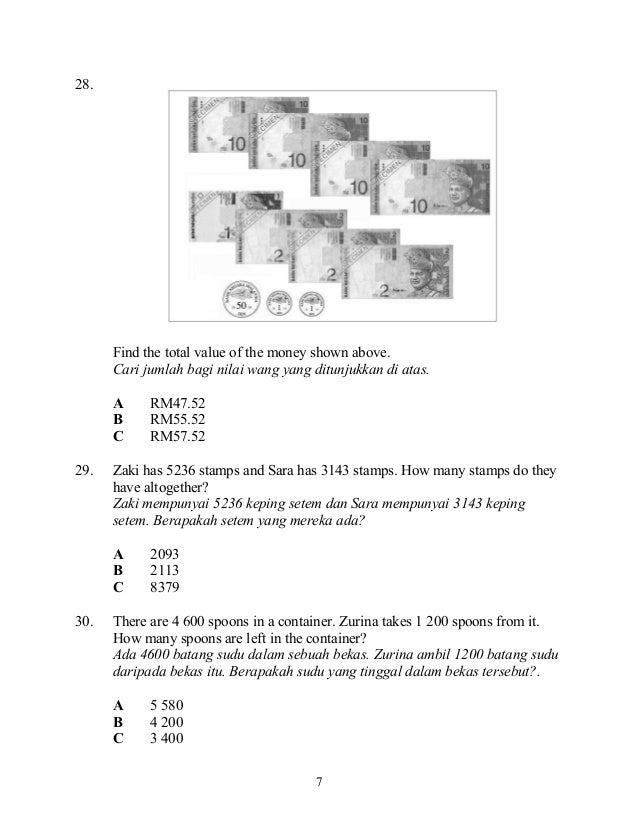 Matematik Tahun 3