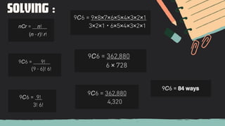 Pnc Math Formula MATH 10 - Permutations and Combination.pptx