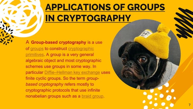 APPLICATION OF GROUPS IN CRYPTOGRAPHY | PPTX | Information and Network ...