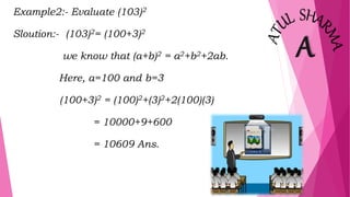 Math(algebric expression) ppt by Atul sharma | PPTX