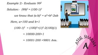 Math(algebric expression) ppt by Atul sharma | PPTX