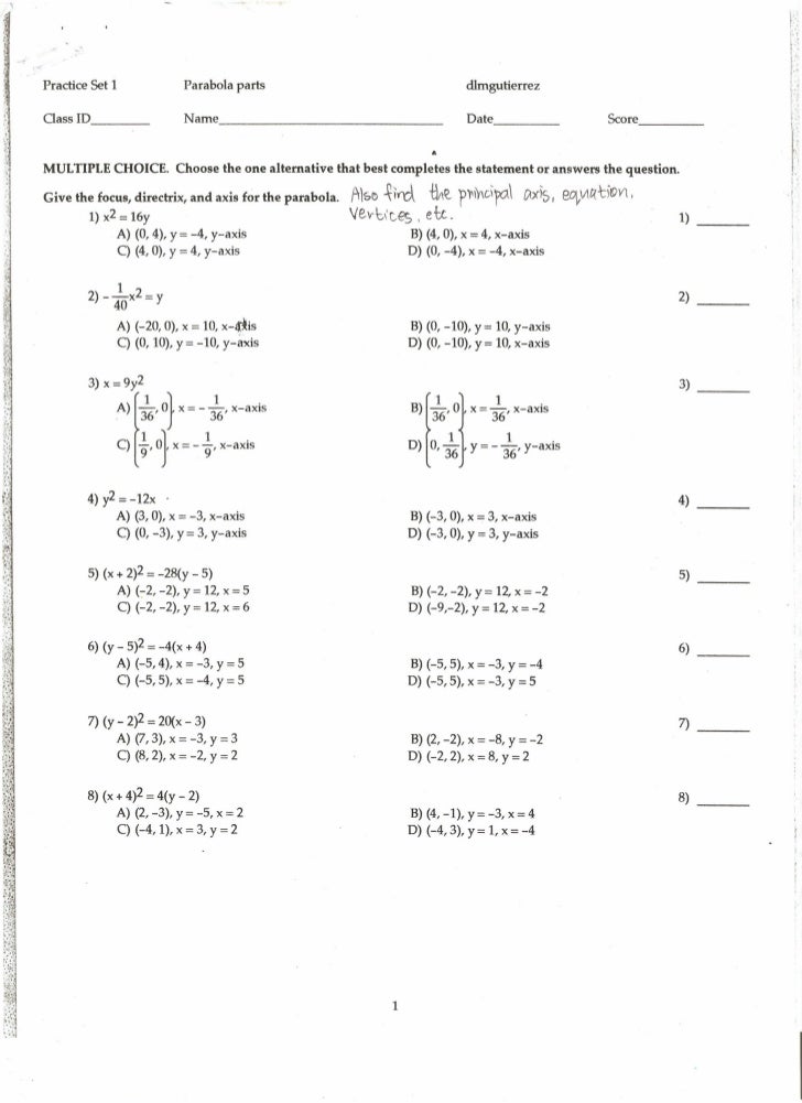 Math Practice Tests